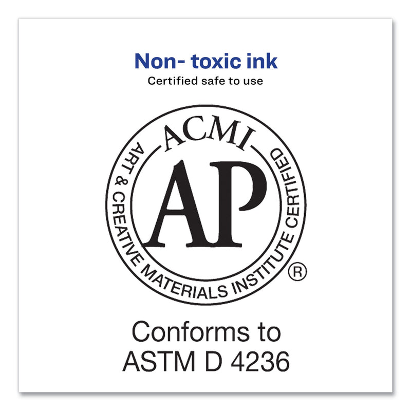 Avery HI-LITER Desk-Style Highlighters, Fluorescent Orange Ink, Chisel Tip, Orange/Black Barrel, Dozen