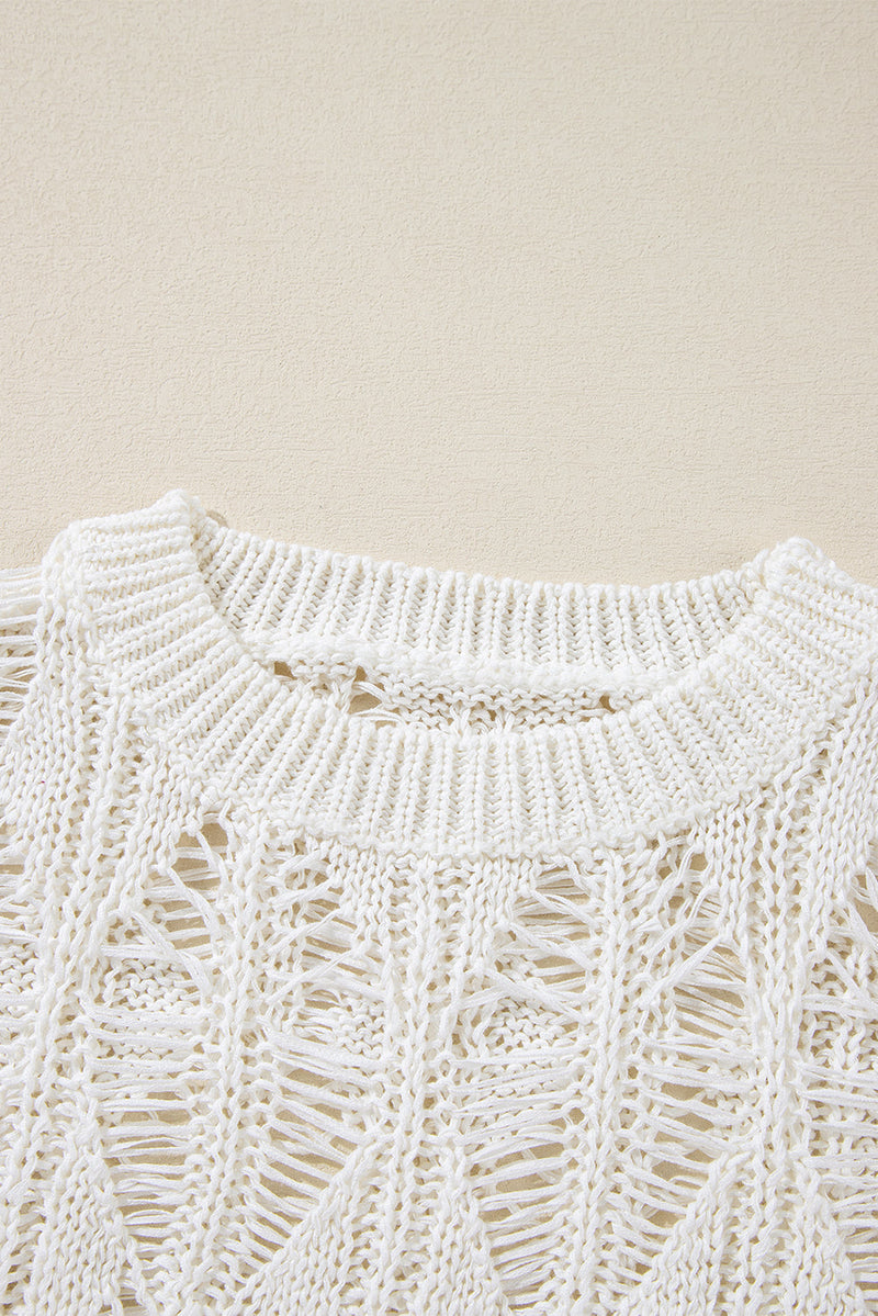 Olivia Crochet Loose Fit Sweater