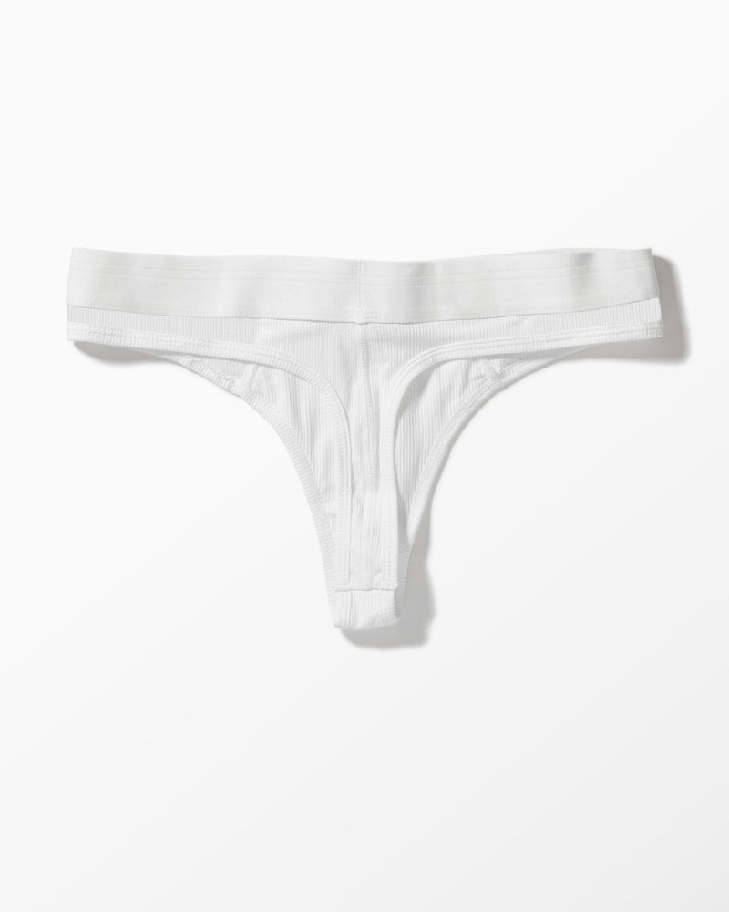 Ribbed Thong