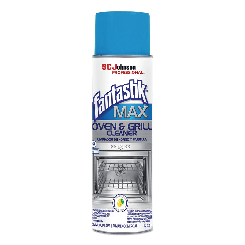 Fantastik MAX Oven and Grill Cleaner, 20 oz Aerosol Can, 6/Carton