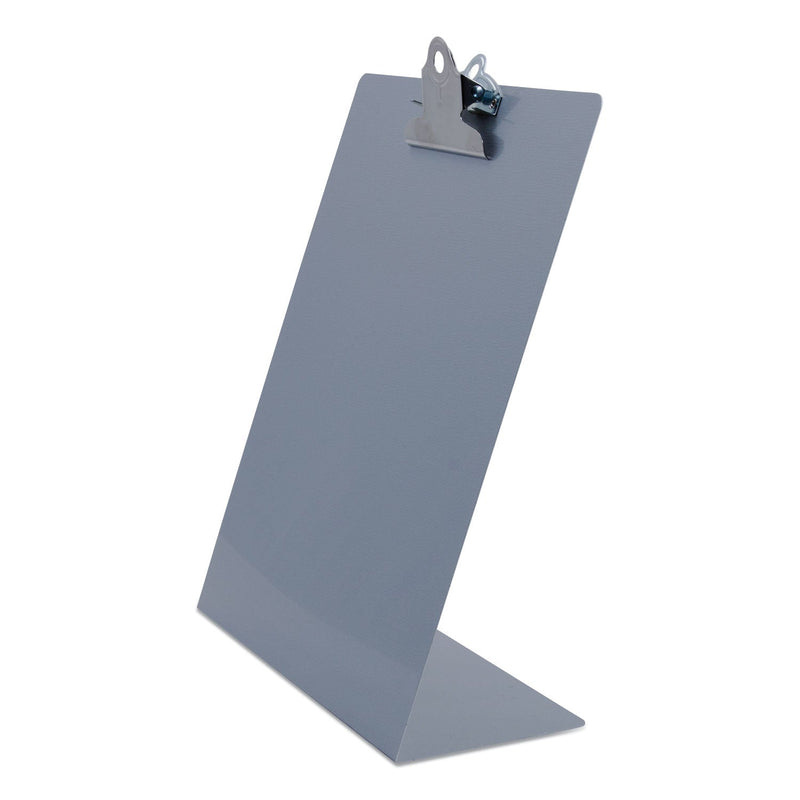 Saunders Free Standing Clipboard, Portrait Orientation, 1" Clip Capacity, Holds 8.5 x 11 Sheets, Silver