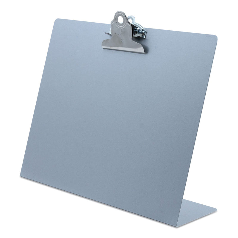 Saunders Free Standing Clipboard, Landscape Orientation, 1" Clip Capacity, Holds 11 x 8.5 Sheets, Silver