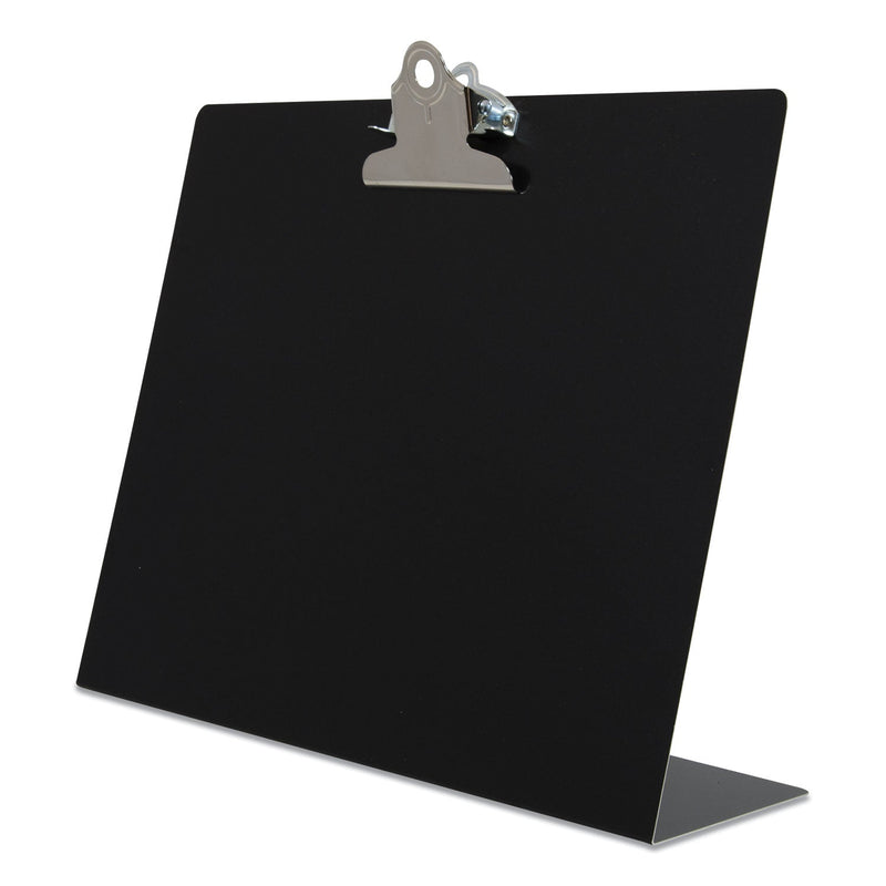 Saunders Free Standing Clipboard, Landscape Orientation, 1" Clip Capacity, Holds 11 x 8.5 Sheets, Black