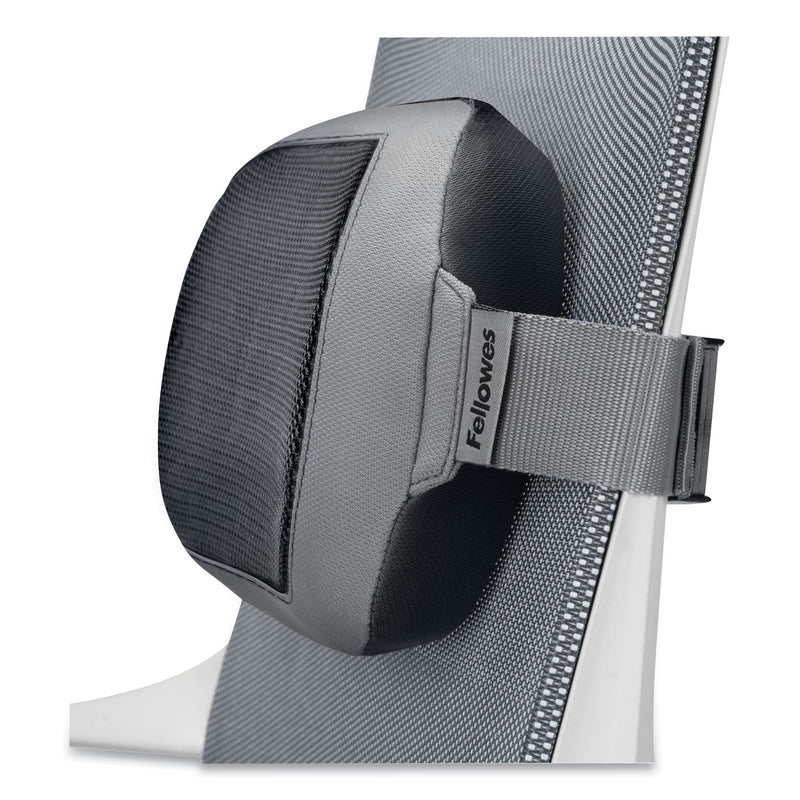 Fellowes I-Spire Series Lumbar Cushion, 14 x 6 x 3, Gray
