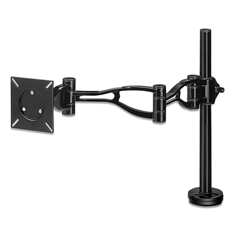Fellowes Professional Series Depth Adjustable Monitor Arm, 360 Degree Rotation, 37 Degree Tilt, 360 Degree Pan, Black, Supports 24 lb