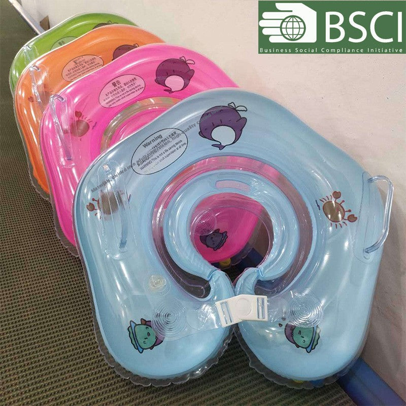 Baby swimming ring-pink-1