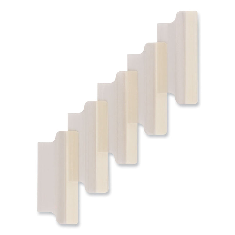 Avery Insertable Index Tabs with Printable Inserts, 1/5-Cut, Clear, 1.5" Wide, 25/Pack