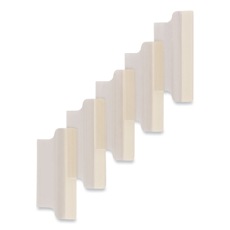 Avery Insertable Index Tabs with Printable Inserts, 1/5-Cut, Clear, 2" Wide, 25/Pack