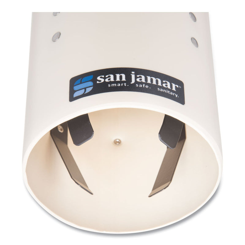 San Jamar Foam Cup Dispenser with Removable Cap, For 4 oz to 10 oz Cups, Sand