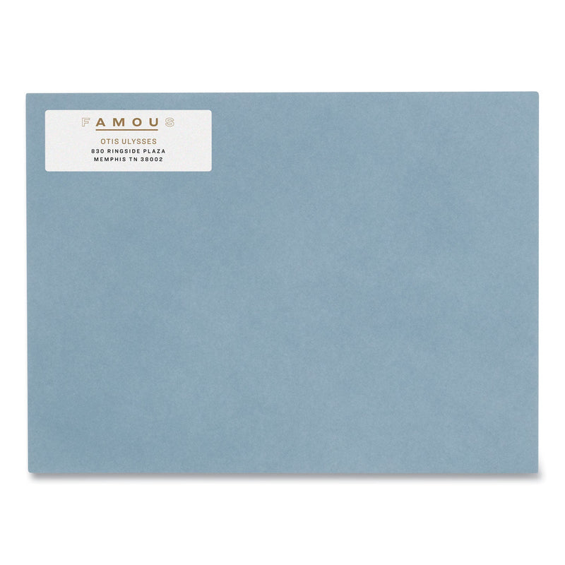 Avery Easy Peel White Address Labels w/ Sure Feed Technology, Laser Printers, 0.66 x 1.75, White, 60/Sheet, 100 Sheets/Pack