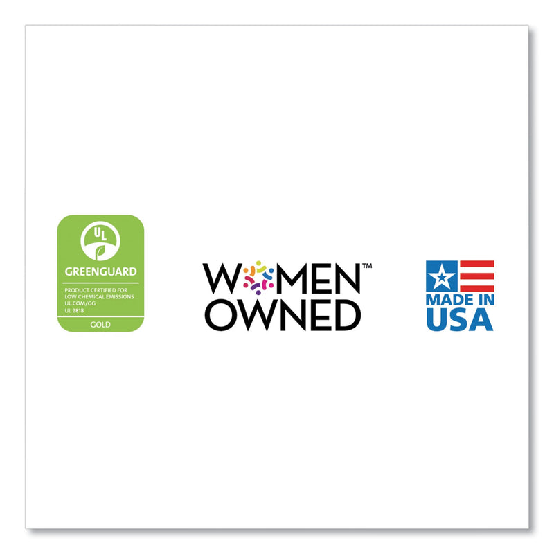 ES Robbins EverLife Workstation Chair Mat for Hard Floors, With Lip, 66 x 60, Clear