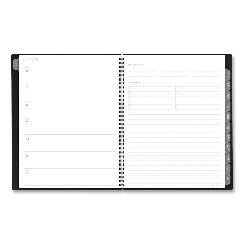 AT-A-GLANCE Elevation Academic Weekly/Monthly Planner, 11 x 8.5, Black Cover, 12-Month (July to June): 2022 to 2023