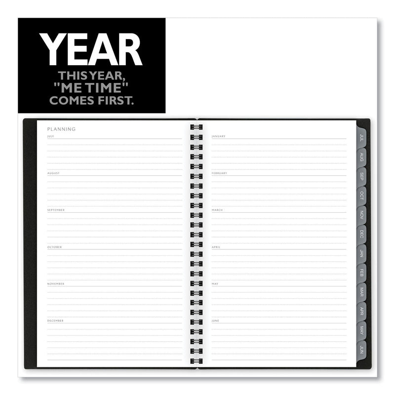 AT-A-GLANCE Elevation Academic Weekly/Monthly Planner, 8.5 x 5.5, Black Cover, 12-Month (July to June): 2022 to 2023
