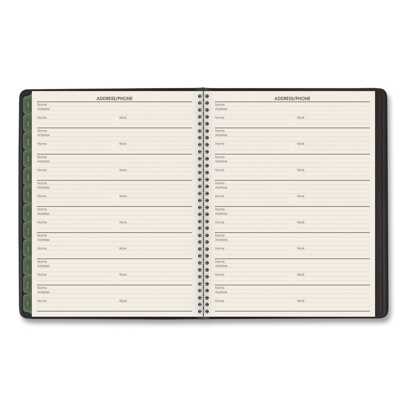 AT-A-GLANCE Recycled Weekly Vertical-Column Format Appointment Book, 8.75 x 7, Black Cover, 12-Month (Jan to Dec): 2023
