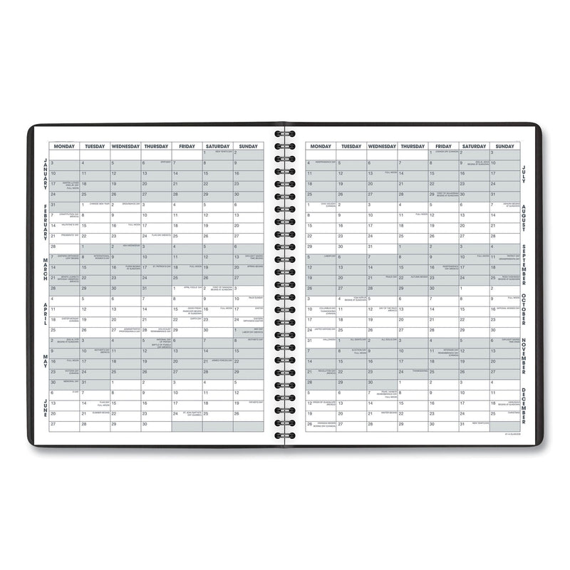 AT-A-GLANCE Monthly Planner, 8.75 x 7, Black Cover, 12-Month (Jan to Dec): 2023