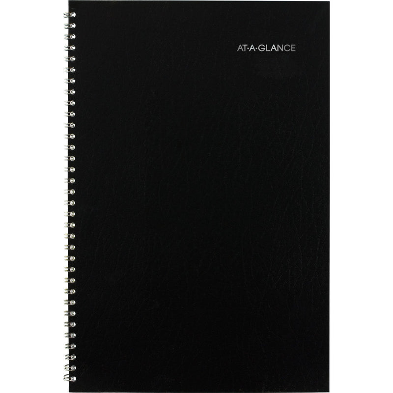 AT-A-GLANCE DayMinder Monthly Planner, Academic Year, Ruled Blocks, 12 x 8, Black Cover, 14-Month (July to Aug): 2022 to 2023