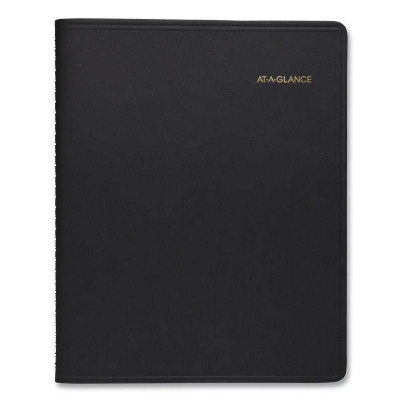 AT-A-GLANCE Triple View Weekly Vertical-Column Format Appointment Book, 11 x 8.25, Black Cover, 12-Month (Jan to Dec): 2023