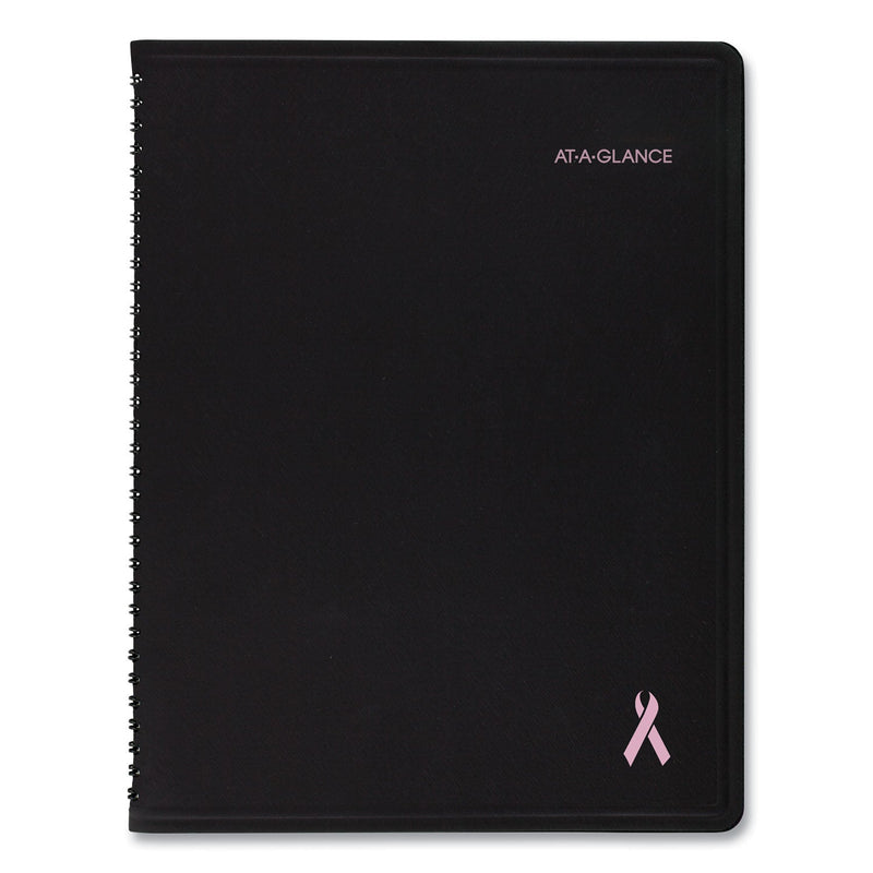 AT-A-GLANCE QuickNotes Special Edition Monthly Planner, 11 x 8.25, Black/Pink Cover, 12-Month (Jan to Dec): 2023