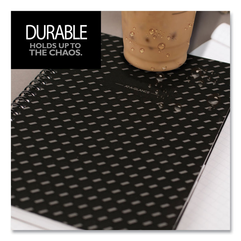 AT-A-GLANCE Elevation Academic Weekly/Monthly Planner, 8.5 x 5.5, Black Cover, 12-Month (July to June): 2022 to 2023