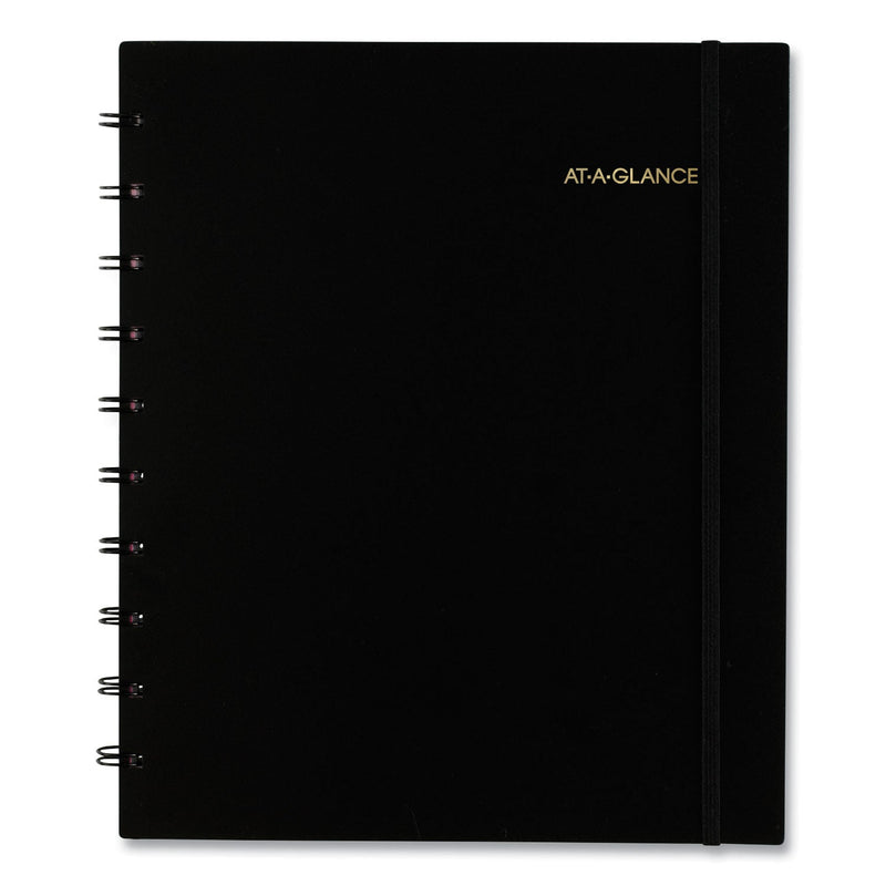 AT-A-GLANCE Move-A-Page Weekly/Monthly Appointment Book, 11 x 8.75, Black Cover, 12-Month (Jan to Dec): 2023