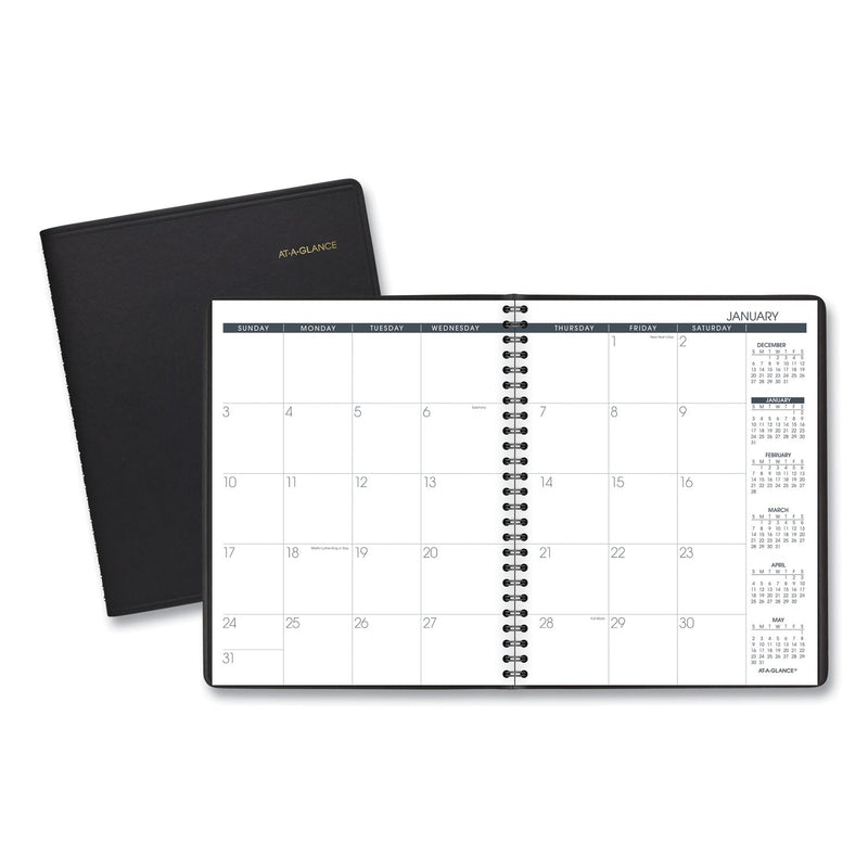 AT-A-GLANCE Monthly Planner, 8.75 x 7, Black Cover, 12-Month (Jan to Dec): 2023
