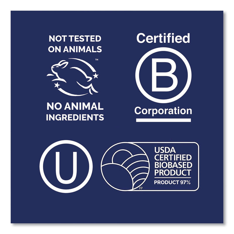 Seventh Generation Natural Hand Wash, Free and Clean, Unscented, 12 oz Pump Bottle, 8/Carton