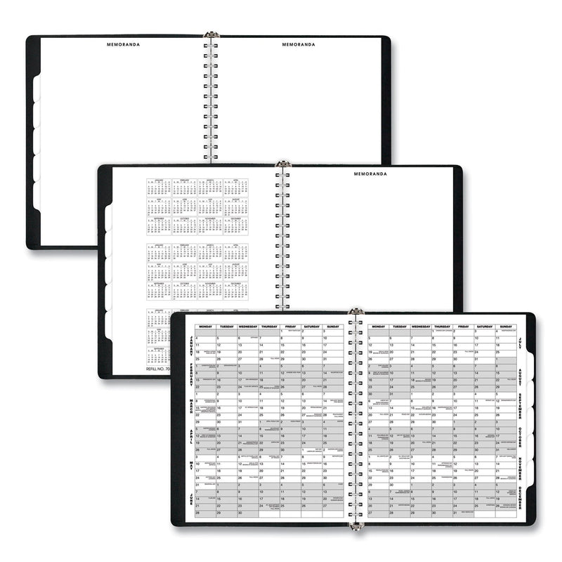 AT-A-GLANCE Refillable Multi-Year Monthly Planner, 11 x 9, Black Cover, 60-Month (Jan to Dec): 2022 to 2026