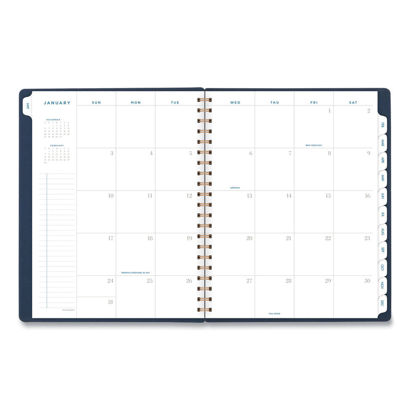 AT-A-GLANCE Signature Collection Firenze Navy Weekly/Monthly Planner, 11 x 8.5, Navy Cover, 13-Month (Jan to Jan): 2023 to 2024