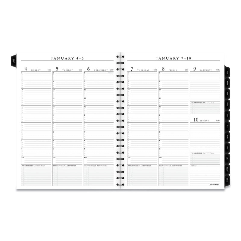 AT-A-GLANCE Executive Weekly/Monthly Planner Refill with 15-Minute Appointments, 11 x 8.25, White Sheets, 12-Month (Jan to Dec): 2023