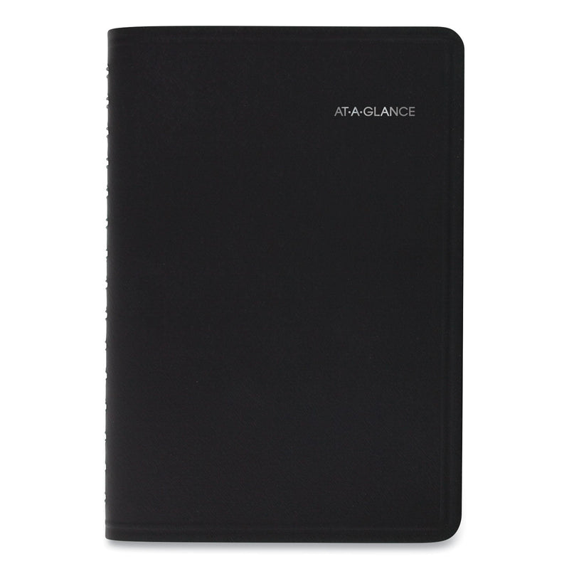 AT-A-GLANCE QuickNotes Daily/Monthly Appointment Book, 8.5 x 5.5, Black Cover, 12-Month (Jan to Dec): 2023