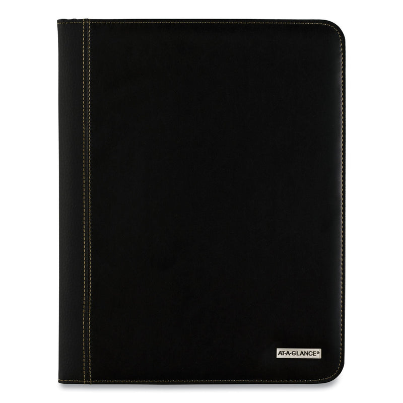 AT-A-GLANCE Executive Monthly Padfolio, 11 x 9, Black Cover, 13-Month (Jan to Jan): 2023 to 2024