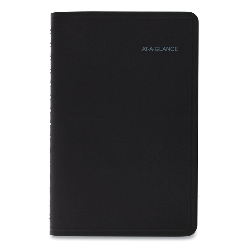 AT-A-GLANCE QuickNotes Weekly Block Format Appointment Book, 8.5 x 5.5, Black Cover, 12-Month (Jan to Dec): 2023