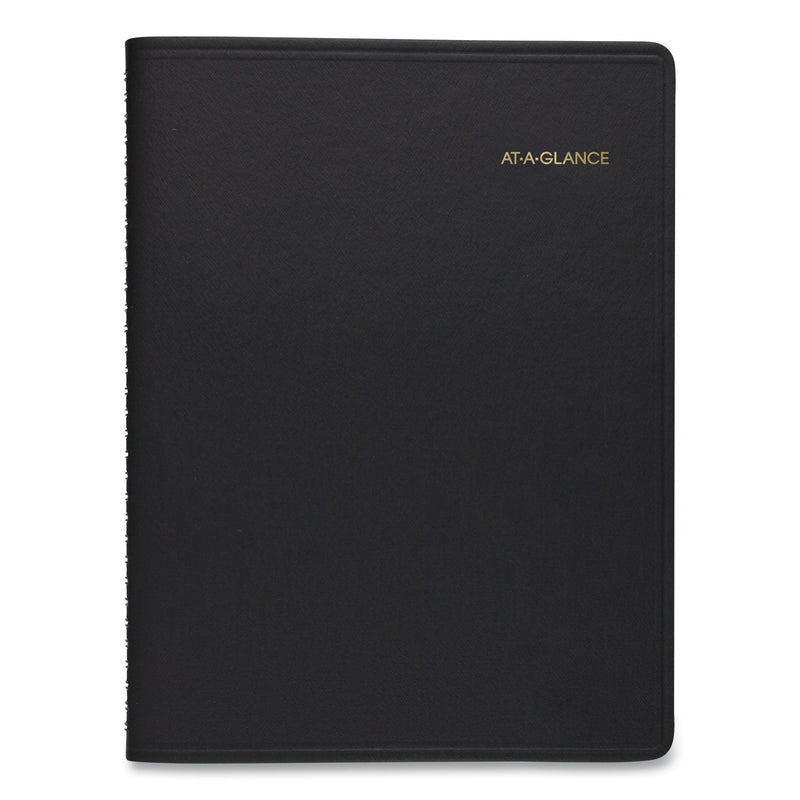 AT-A-GLANCE Weekly Appointment Book, 11 x 8.25, Black Cover, 13-Month (Jan to Jan): 2023 to 2024