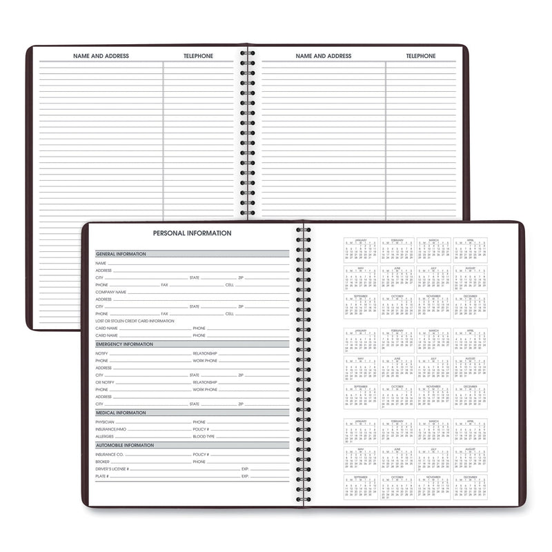 AT-A-GLANCE Weekly Appointment Book, 11 x 8.25, Winestone Cover, 13-Month (Jan to Jan): 2023 to 2024