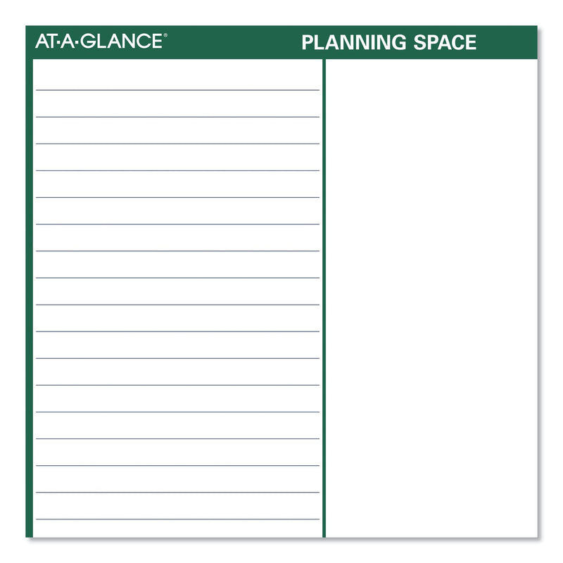 AT-A-GLANCE Vertical Erasable Wall Planner, 32 x 48, White/Green Sheets, 12-Month (Jan to Dec): 2023
