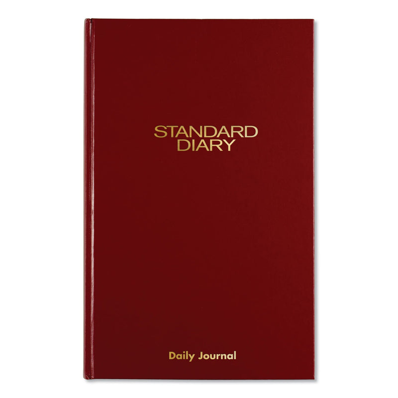 AT-A-GLANCE Standard Diary Daily Journal, 2023 Edition, Wide/Legal Rule, Red Cover, 12 x 7.75, 210 Sheets