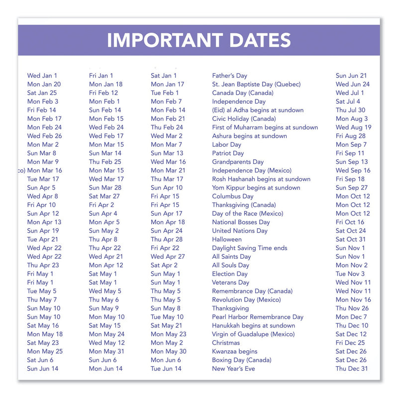 AT-A-GLANCE Wirebound Monthly Desk/Wall Calendar, 11 x 8, White Sheets, 16-Month (Sept to Dec): 2022 to 2023