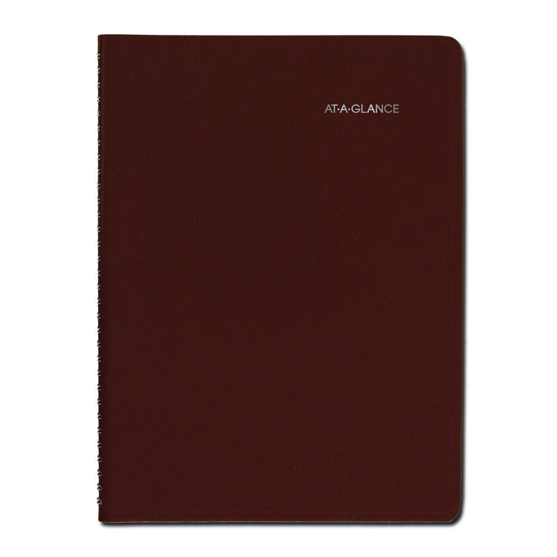 AT-A-GLANCE DayMinder Weekly Appointment Book, Vertical-Column Format, 11 x 8, Burgundy Cover, 12-Month (Jan to Dec): 2023