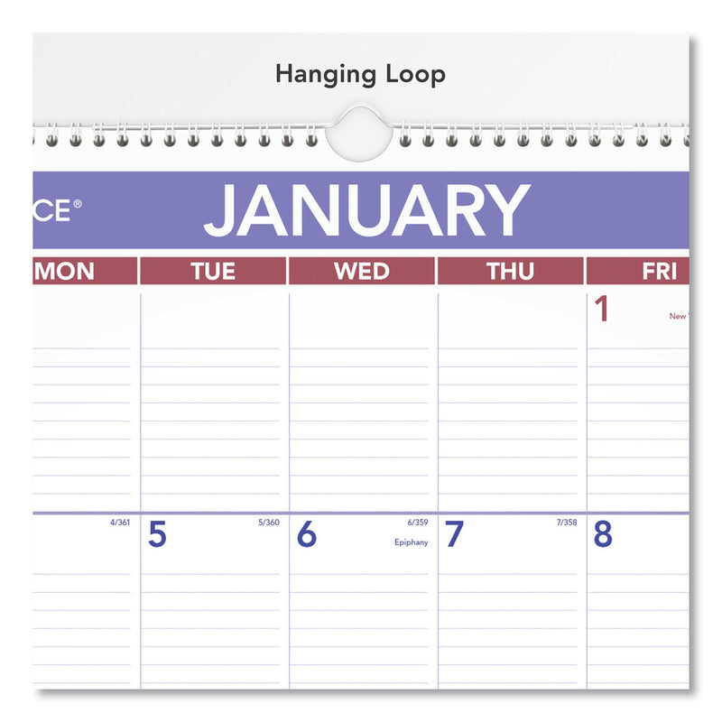 AT-A-GLANCE Erasable Wall Calendar, 15.5 x 22.75, White Sheets, 12-Month (Jan to Dec): 2023