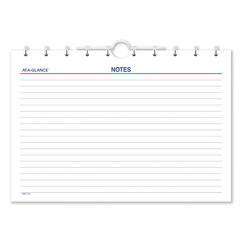 AT-A-GLANCE Move-A-Page Three-Month Wall Calendar, 12 x 27, White/Red/Blue Sheets, 15-Month (Dec to Feb): 2022 to 2024