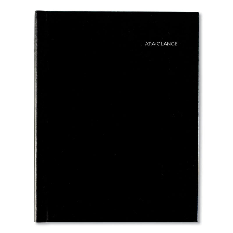 AT-A-GLANCE DayMinder Hardcover Weekly Vertical-Column Format Appointment Book, 11 x 8, Black Cover, 12-Month (Jan to Dec): 2023