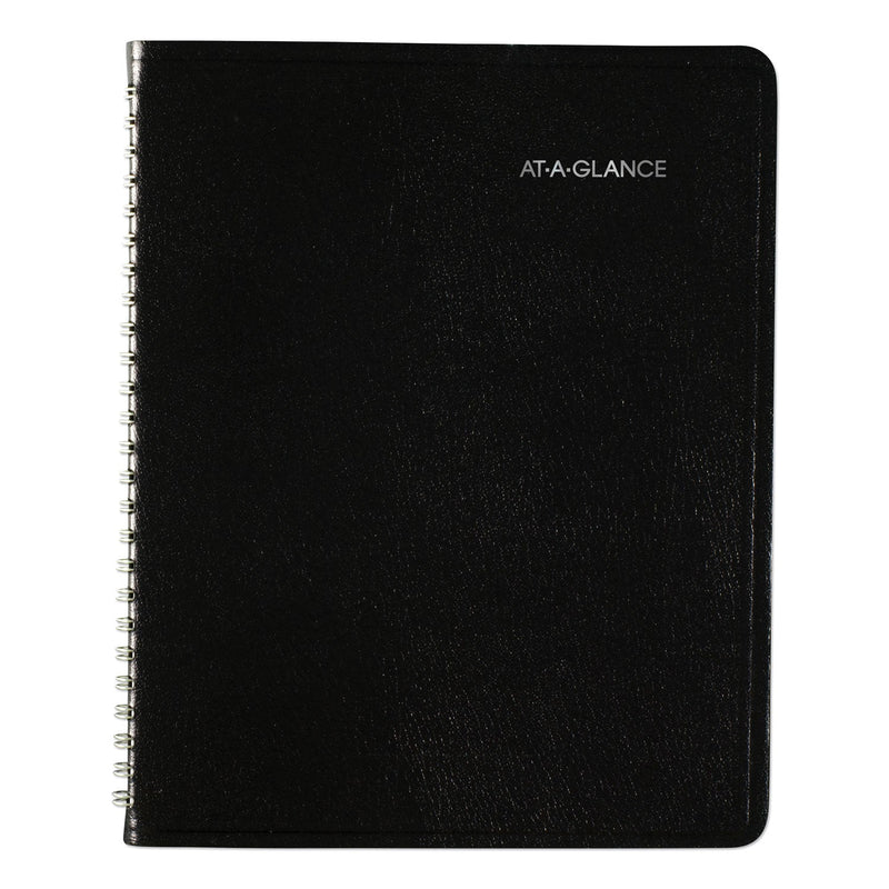 AT-A-GLANCE DayMinder Open-Schedule Weekly Appointment Book, 8.75 x 7, Black Cover, 12-Month (Jan to Dec): 2023