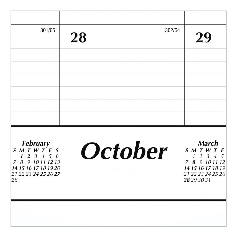 AT-A-GLANCE Academic Year Ruled Desk Pad, 21.75 x 17, White Sheets, Black Binding, Black Corners, 16-Month (Sept to Dec): 2022 to 2023