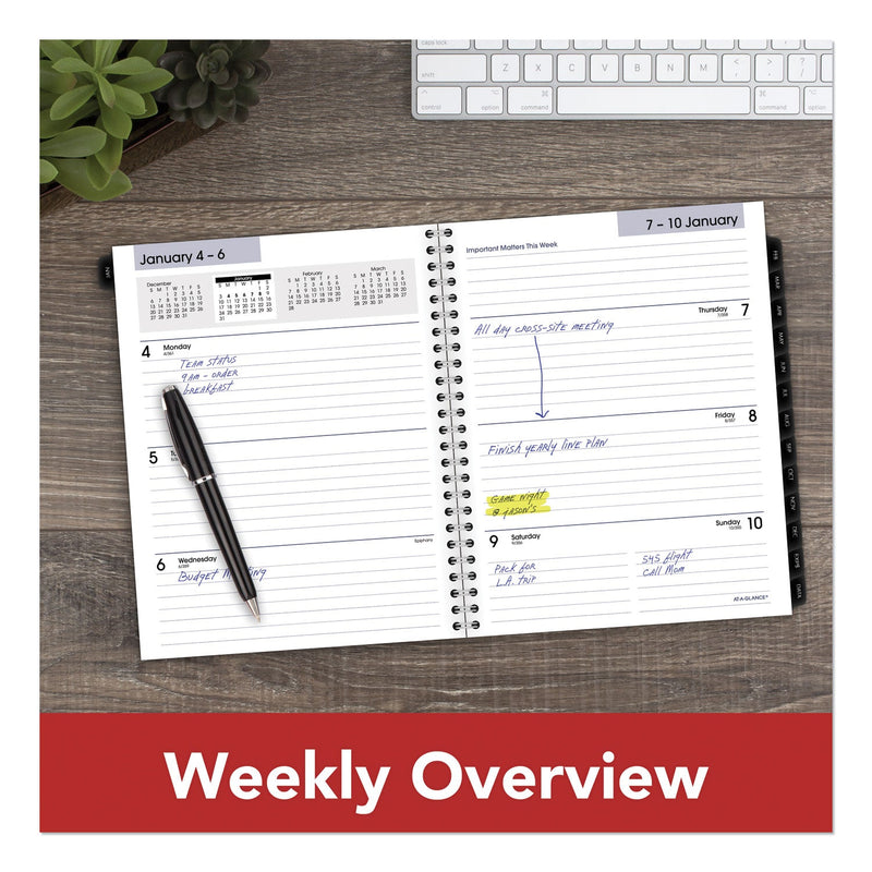 AT-A-GLANCE DayMinder Executive Weekly/Monthly Refill, 8.75 x 7, White Sheets, 12-Month (Jan to Dec): 2023