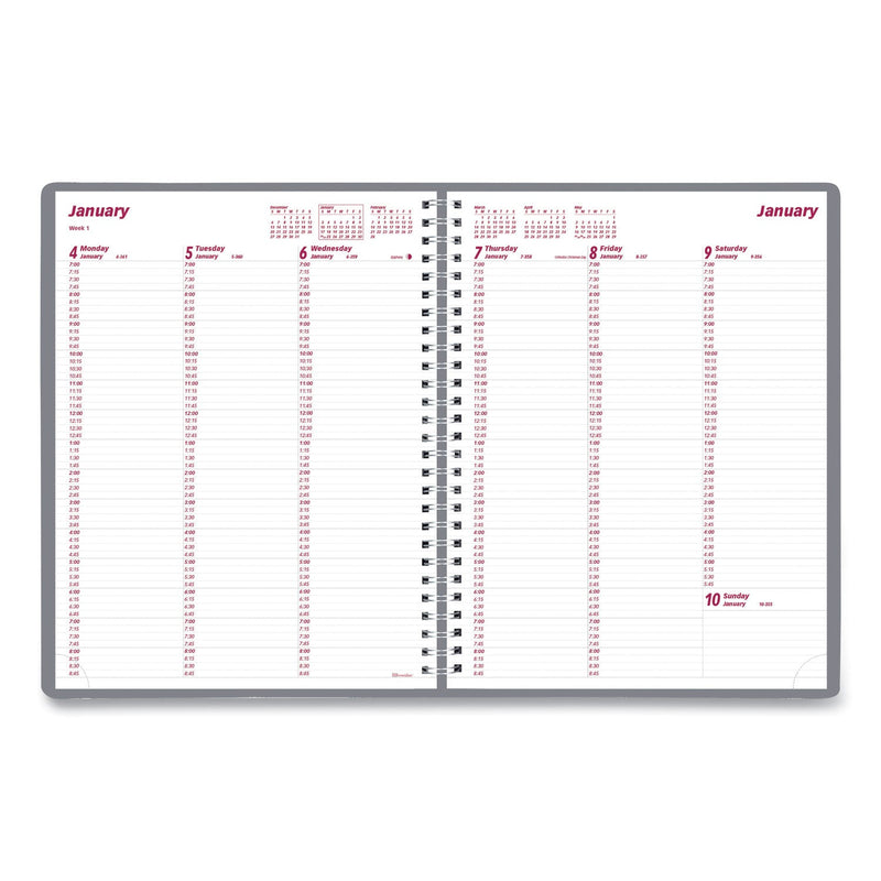 Brownline Mountains Weekly Appointment Book, Mountains Photography, 11 x 8.5, Blue/Green Cover, 12-Month (Jan to Dec): 2023