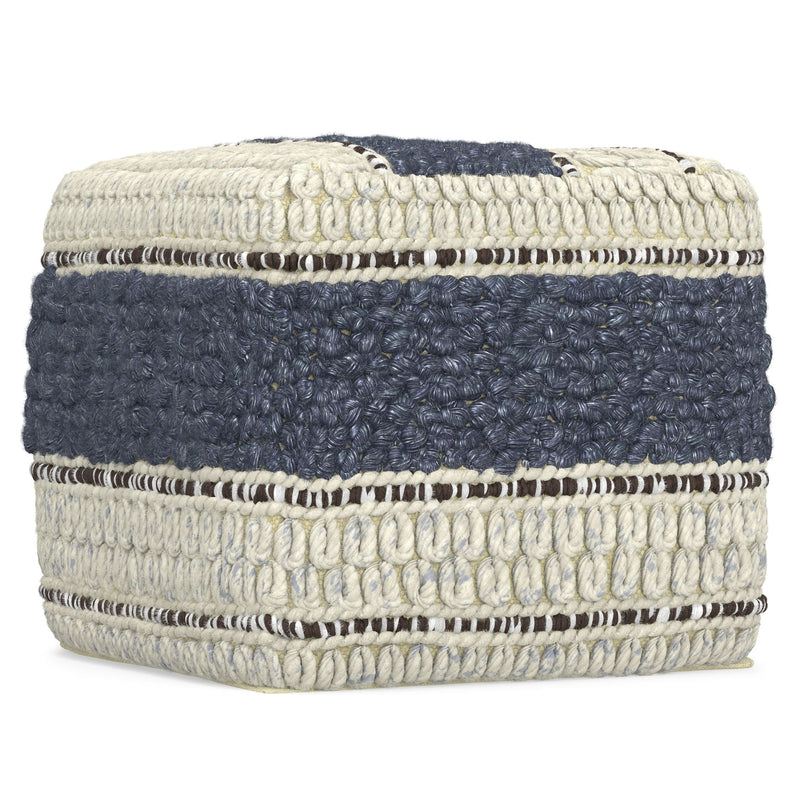 Grady - Handcrafted Square Pouf