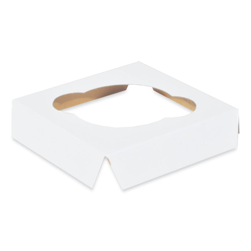 SCT Cupcake Holder Inserts, 1-Cupcake Holder, 4.38 x 4.38 x 0.88, White/Kraft, Paper, 200/Carton