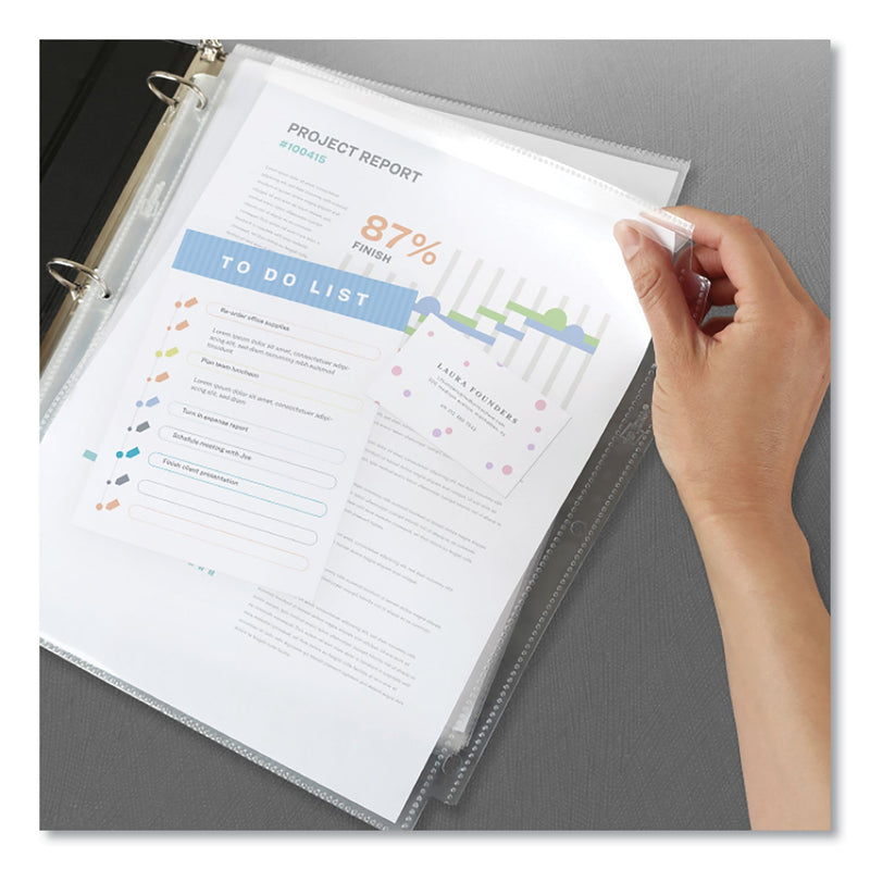 Avery Secure Top Sheet Protectors, Super Heavy Gauge, Letter, Diamond Clear, 25/Pack