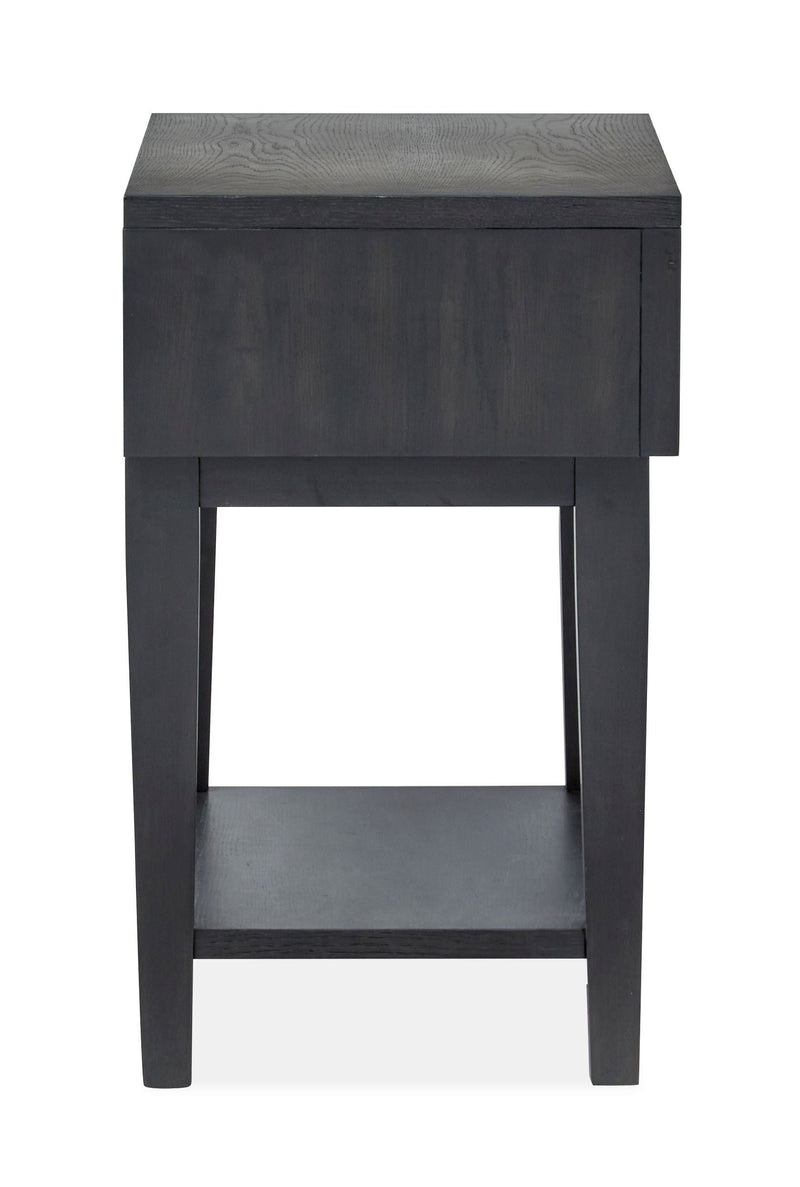Lindon - Dark Open Nightstand - Coffee Bean
