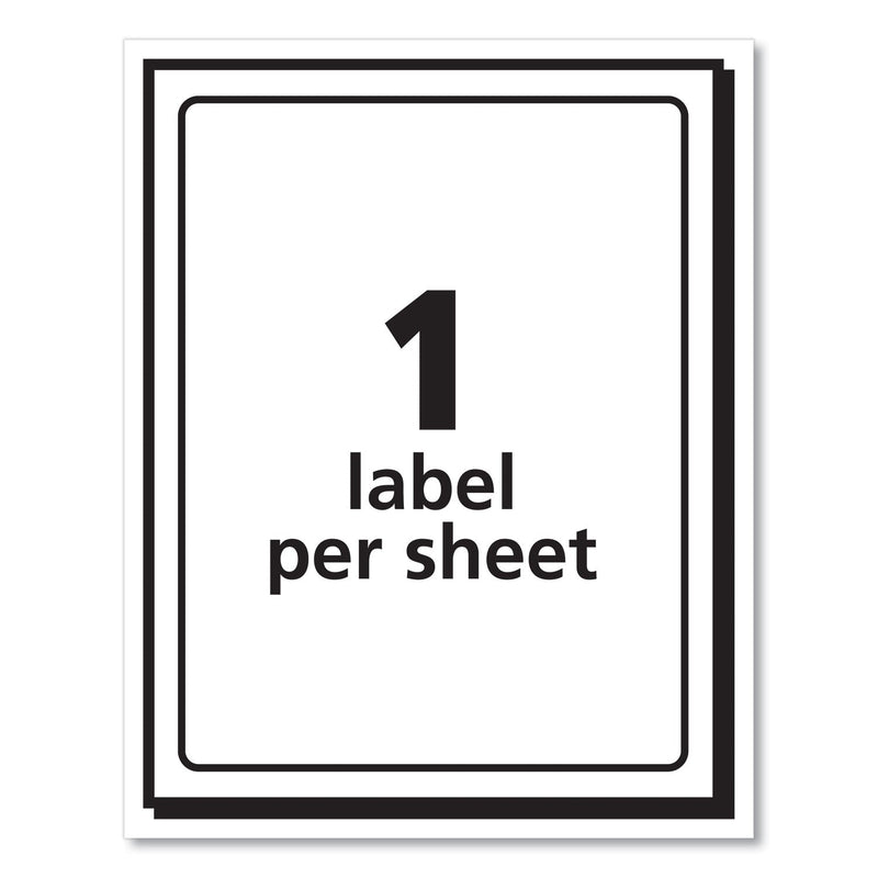 Avery 4 x 6 Shipping Labels with TrueBlock Technology, Inkjet/Laser Printers, 4 x 6, White, 20/Pack